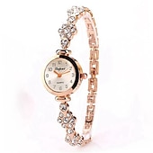 economico Orologi al quarzo-orologio da polso elegante da donna cinturino da donna strass orologio analogico al quarzo orologio da donna con quadrante piccolo in cristallo reloj