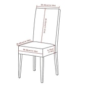 abordables Funda para silla de comedor-Funda elástica para silla de comedor con hojas, funda suave para asiento de silla, protector de muebles lavable duradero para fiesta en el comedor