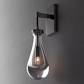 economico Lampade LED da parete-lightinthebox lampada da parete a led in cristallo 17.6 &quot;moderna lampada da parete a led sfondo soggiorno camera da letto comodino 10w alluminio applique da parete per interni illuminazione sconce