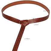 levne Příslušenství a další-Retro Středověké Renesanční Pásek Válečník Rytíř Viking Pánské Dámské Keltské Viking Fantazie předvečer Všech svatých Karneval Plesová maškaráda LARP Dospělé Pásek