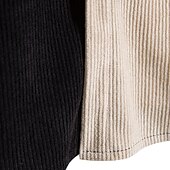 preiswerte Herrenhemd zum Knöpfen-Herren Freizeithemd Flanellhemd Rosa Wein Purpur Grün Kaki Kurzarm Farbblock Revers Urlaub Straße Basic Bekleidung Mode Freizeit