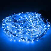 cheap Plug String Lights-5M 500LED 10 Drooping Vine Lights Tree Silver Wire Christmas Decorative Lights Including Outdoor Waterproof Power Supply Suitable for Indoor Decoration Courtyard Party DIY Decoration