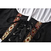 preiswerte Dirndl-Oktoberfest Dirndl Trachtenkleider Strumpf Oktoberfest / Bier Bayerisch Bayerisch Wiesn Traditioneller Stil Wiesn Damen Stoff im traditionellen Stil Hemd Schürze Socken