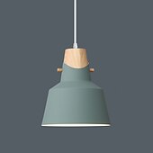 economico Luci Isola cucina-luci a sospensione a led in legno 22/35 cm illuminazione dell&#039;isola della cucina moderna casa colonica foyer ingresso lampade a soffitto appeso globo sopra il tavolo cavo regolabile 1 pz 110-240 v