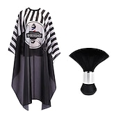 cheap Hair Removal-Professional Waterproof Hair Styling Cape Hair Cutting Salon Cape Gown Hair Salon With Snap Closure White