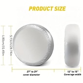 cheap Car Covers-4 Pack Waterproof Tire Covers Protect Your RV Trailer Camper Wheels from Corrosion!