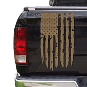 halpa Tarrat-amerikkalainen usa lippu kuorma-auton takaluukun vinyyli tarra, joka on yhteensopiva useimpien avolava-autojen ja useimpien ajoneuvojen kanssa