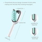 levne Péče o psy-1ks silikonový kartáč na mazlíčky hřeben odstraňovač chlupů masážní nástroje pro kočky a psy odstraňovač žmolků