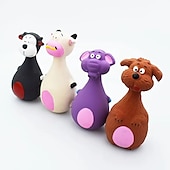 baratos Brinquedos para Cães-Brinquedos para roer Brinquedo interativo Squeak Toy com Durável Liberando Pressão Pet Training Brinquedo para corda de dentição Brinquedo de dentição para Cachorros Gatos Interior Exterior