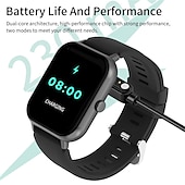 cheap Smartwatch-696 ZL54C Smart Watch 1.83 inch Smartwatch Fitness Running Watch Bluetooth Pedometer Call Reminder Sleep Tracker Compatible with Android iOS Women Men Hands-Free Calls Message Reminder Custom Watch