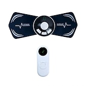 Χαμηλού Κόστους Μασέρ Σώματος-ems intelligent mini αυχενικό μασάζ φορητό τηλεχειριστήριο ηλεκτρικό μασάζ λαιμού όργανο φυσιοθεραπείας ώμου και λαιμού παλμικό