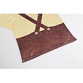 economico Abbigliamento Grafico-T-shirt Lederhosen 3D Bavarese Stile da Strada Corte Grafico per Per uomo Adulti Stampa 3D  per Birra Oktoberfest Feste Casual Quotidiano