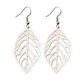 お買い得  イヤリング-女性用 イヤリング・ピアス ファッション アウトドア リーフ柄 イヤリング