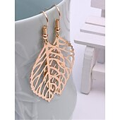 お買い得  イヤリング-女性用 イヤリング・ピアス ファッション アウトドア リーフ柄 イヤリング