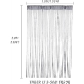 economico Tende macrame e stringa-Tende A Stringhe Sparkle Tenda Della Porta Fly Tenda Bastone Della Tenda, Tende Pannello Divisorio Porta Finestra Zanzariera Per La Decorazione Della Parete Della Porta E Della Finestra,100*200cm