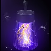 Недорогие Ошибка Zapper-Перезаряжаемый уничтожитель комаров и мух для внутреннего освещения с подвесной петлей, электрическая лампа для уничтожения, портативная светодиодная ловушка с usb для домашней спальни, кемпинга на