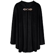 levne Pláště a pláštěnky-Retro Středověké Renesanční Pláštěnka plášť s kapucí Čerodějnice Pirát Viking Dámské Keltské Viking Fantazie předvečer Všech svatých Karneval Plesová maškaráda Párty LARP Dospělé Přehoz Celý rok