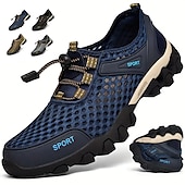billige Sneakers til herrer-pustende mesh joggesko for menn – lette, sklisikre utendørs atletiske joggesko for fotturer, fotturer og vannsport