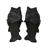billiga Avslappnade sandaler-fiskformade tofflor för män - roliga 3d-flip flops för män och kvinnor, nyhet sommarstrandsandaler, fritidskläder inomhus/utomhus