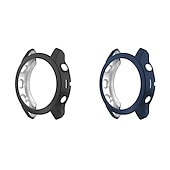 cheap Smartwatch Case-2 Pack Watch Case Compatible with Garmin Fenix 7S / Fenix 7 / Fenix 7X Scratch Resistant Ultra-thin Shockproof Soft TPU Watch Cover