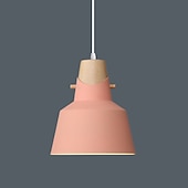 economico Luci Isola cucina-luci a sospensione a led in legno 22/35 cm illuminazione dell&#039;isola della cucina moderna casa colonica foyer ingresso lampade a soffitto appeso globo sopra il tavolo cavo regolabile 1 pz 110-240 v
