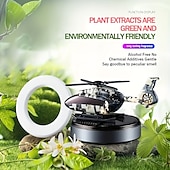 billiga Luftrenare till bilen-bil luftfräschare solenergi roterande bil aromaterapi diffusor helikopter inredning