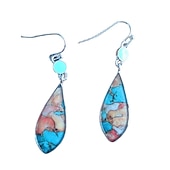 abordables Pendientes-Mujer Pendientes Estilo Étnico Exterior Bloque de color Arete