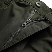 baratos Clássico-Homens Bermuda Cargo Calção Shorts de verão Shorts de Trilha Com Cordão Cintura elástica Bolso multi Tecido Conforto Macio Comprimento do joelho Ao ar livre Diário Para Noite Moda Casual Exército