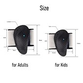 cheap Personal Care &amp; Health-EVA Sports Foot Pad, Flat Foot Arch Support Half Pad For Men And Women, Inner And Outer Eight-character Orthopedic Arch Insole