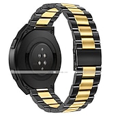 economico Cinturini per orologi Samsung-Cinturino per orologio  per Samsung Watch 3 45mm, Galaxy Wacth 46mm, Gear S3 Classic / Frontier, Gear 2 Neo Live Acciaio inossidabile Sostituzione Cinghia 22mm Lavoro Chiusura classica Polsino