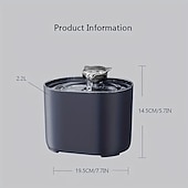halpa Kulhot &amp; Ruokinta-2,2l lemmikkieläinten vesilähde kissoille ja koirille vesiautomaatti lemmikkieläinten juomavesivarastot