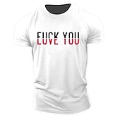 ieftine Tricou grafic pentru bărbați-ÎȚI F*CK LOVE YOU Tricou bărbați grafic sarcastic cu mânecă scurtă