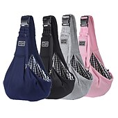 abordables Básicos de viaje para perros-Mochila plegable para perros, bolsa transpirable para mascotas, bolsa para mascotas, bandolera