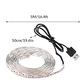 economico Lampade per coltivazione indoor-striscia led per coltivazione usb 5v spettro completo coltiva luce luce succulenta per fiori e piantine