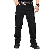 abordables Pantalons Cargo-Homme Pantalon Cargo Pantalon tactique Pantalon Multi poche Plein Vestimentaire Extérieur Casual du quotidien Mélange de Coton Sportif Mode Noir Vert Véronèse