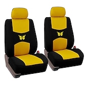 halpa Istuinsuojat-Auton penkin suojus varten Etuistuimet Täysi sarja Kulumisenkestävä Helppo asentaa Helppo puhdistaa varten Auto