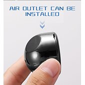 abordables Colgantes y ornamentos para coche-Nueva actualización de accesorios de reacondicionamiento de automóviles con reloj de cielo estrellado luminoso, adornos electrónicos de cuarzo, reloj aplicable para todos los automóviles