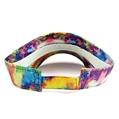 cheap Accessories-Retro Neon Multicolor Visor Hat Cap Costume Rollerblade Outfits Accessories Doll Y2K Beach Party Carnival Halloween