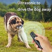 お買い得  犬用トレーニング用品-充電式超音波犬の無駄吠え防止装置で犬の無駄吠えを瞬時に制御します。 &amp; 安全に