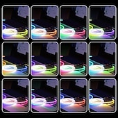 billiga Mobiltelefon kablar-snabbladdning rgb kabel 100w andningsljus 66w typ c usb c datakabel för iphone samsung android micro 30w snabbladdningskabel