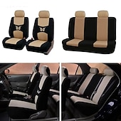 halpa Istuinsuojat-Auton penkin suojus varten Etuistuimet Täysi sarja Kulumisenkestävä Helppo asentaa Helppo puhdistaa varten Auto