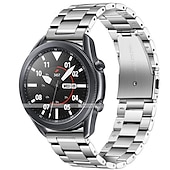 economico Cinturini per orologi Samsung-Cinturino per orologio  per Samsung Watch 3 45mm, Galaxy Wacth 46mm, Gear S3 Classic / Frontier, Gear 2 Neo Live Acciaio inossidabile Sostituzione Cinghia 22mm Lavoro Chiusura classica Polsino