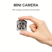 abordables Cámaras de red IP de exteriores-cámara mini dv con detección de movimiento de visión nocturna ir hd &amp; grabación de video inalámbrica: perfecta para deportes al aire libre &amp; grabacion aerea