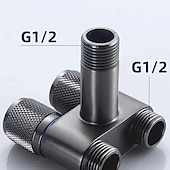お買い得  ビデ用蛇口-バスルームハンドヘルドシャワービデシャッタフスプレーウォールマウント、トイレハンドヘルドビデシャワースプレー壁掛けおむつ入浴ペット女性衛生クリーニング