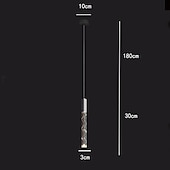economico Luci Isola cucina-2-Light 3-Light 6-Light 3 cm Oscurabile Design unico Luci Pendenti Alluminio Galvanizzato Moderno Stile nordico 110-120V 220-240V