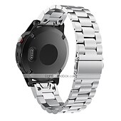 Χαμηλού Κόστους Ζώνες ρολογιών Garmin-Παρακολουθήστε το συγκρότημα για Γκάρμιν Fenix 7 Pro 6 5 Plus Epix Pro 47mm Approach S70 47mm S62 S60 Forerunner 955 255 945 745 Instinct 2 Marq Descent Quatix 22mm Ανοξείδωτο Ατσάλι Αντικατάσταση