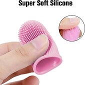 abordables Toilettage pour chiens-chien super doux pet doigt brosse à dents nettoyage des dents silicone brosse à dents outil chien chat nettoyage
