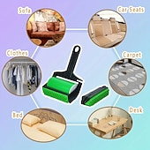 Недорогие Товары для ухода за собаками-Ручной валик Stick It Ролик Stick It для удаления шерсти домашних животных Многоразовые валики для ворса Можно стирать