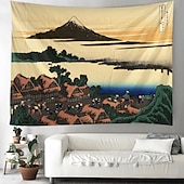 baratos tapeçarias de arte-ukiyo-e japão arte pendurado tapeçaria arquitetura onda arte da parede grande tapeçaria mural decoração fotografia pano de fundo cobertor cortina casa quarto sala de estar decoração