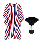 cheap Hair Removal-Professional Waterproof Hair Styling Cape Hair Cutting Salon Cape Gown Hair Salon With Snap Closure White